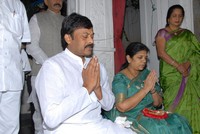 Chiru Visit Film Nagar Temple Photos